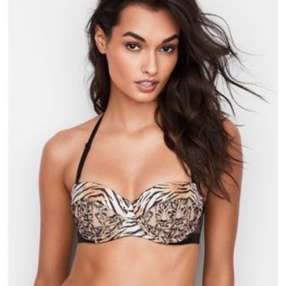 VICTORIA’S SECRET | Very Sexy Balconet Tiger Print Bra Sz 34D